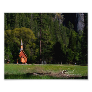 Chapel i Yosemite Fototryck