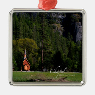 Chapel i Yosemite Julgransprydnad Metall
