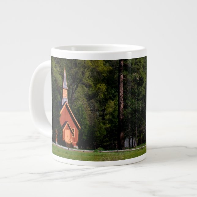 Chapel i Yosemite Jumbo Mugg (Framsida vänster)