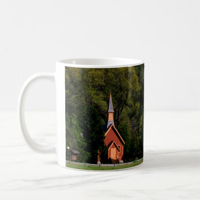Chapel i Yosemite Kaffemugg (Vänster)