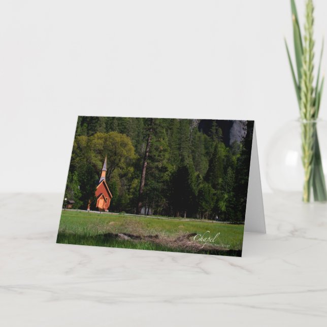 Chapel i Yosemite Kort (Framsida)
