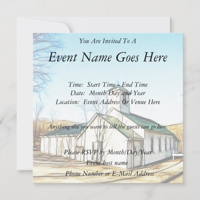 Chapel Land Inbjudningar (Framsida)