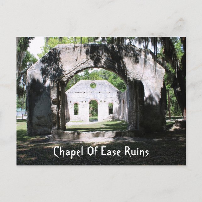 Chapel of Ease Ruins Postcard Vykort (Framsida)