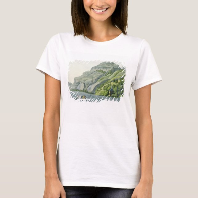 Chapel of William tell, från "Anpassningsbar av va Tee Shirt (Framsida)