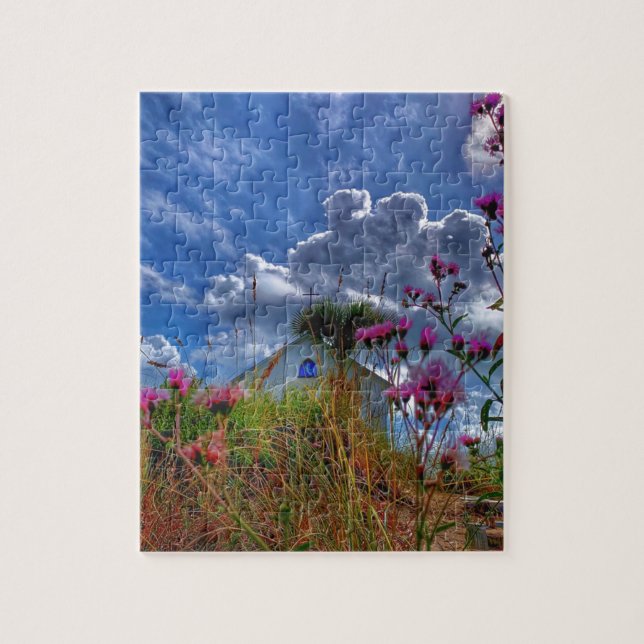 Chapel på backe-pusslet pussel (Vertikal)