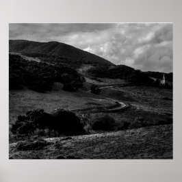 Chapel på väg till Sol Monokrome-Poster Poster