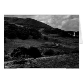 Chapel på väg till Sol-monokromkortet Hälsningskort