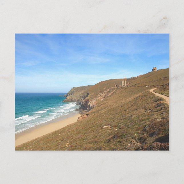 Chapel Porth vid St.Agnes Vykort (Framsida)