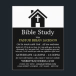 Chapel Silhouette, Christian Bible Class Advert Flygblad<br><div class="desc">Chapel Silhouette,  Christian Bible Class Advertising Flyers by the Affärskort Store.</div>