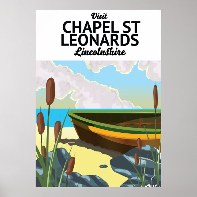 Chapel st leonards, Lincolnshire helgdag poster. Poster (Framsidan)