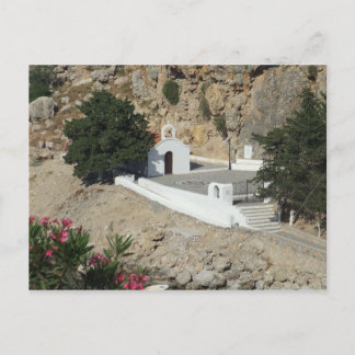 Chapel, St Paul's Bay, Lindos, Rhodes. Vykort