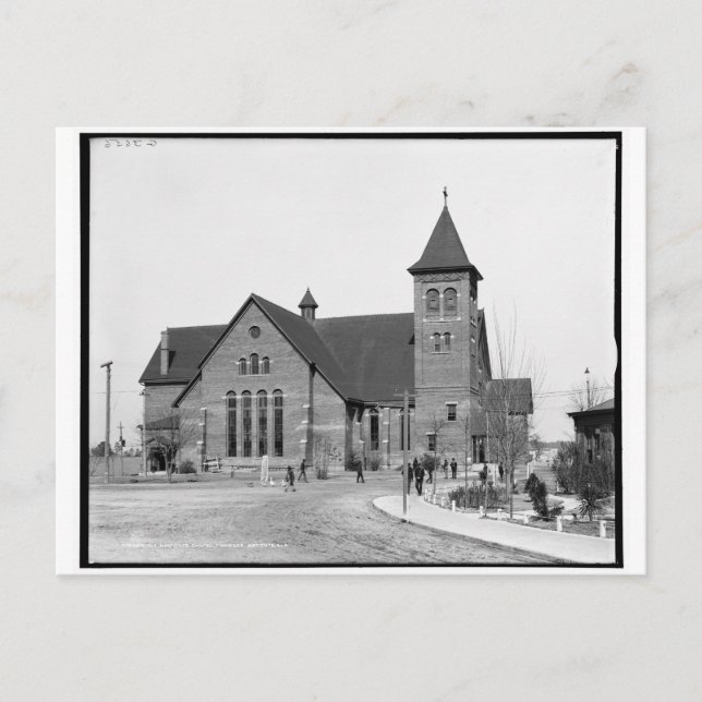 Chapel, Tuskegee Institute, Ala. c1906 Vykort (Framsida)
