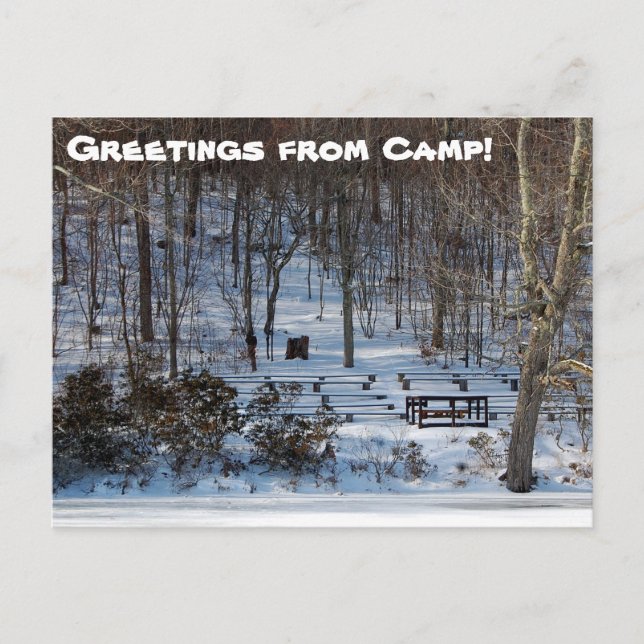 Chapel vid vinter vykort (Framsida)