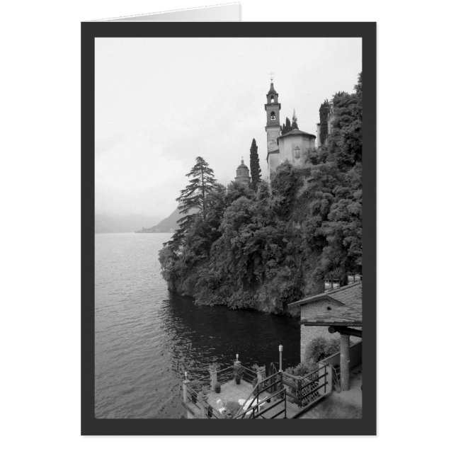 Chapel View BW Hälsningskort (Framsidan)