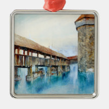 Chapelbron i Lucerne (Schweiz)