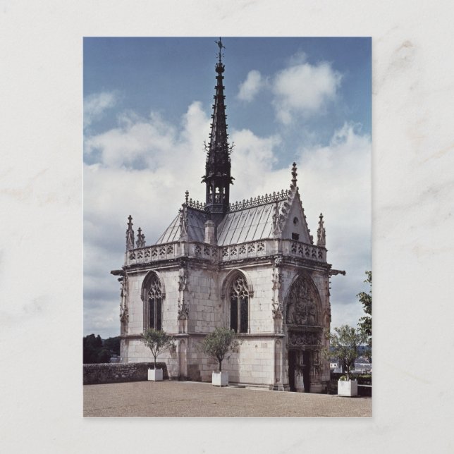Chapelle Saint-Hubert från Chateau Amboise Vykort (Framsida)