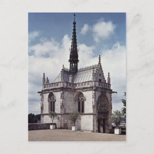Chapelle Saint-Hubert från Chateau Amboise Vykort