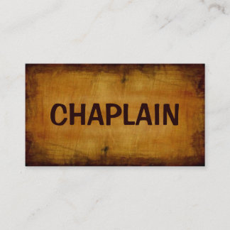 Chaplain Antique-Affärskort Visitkort