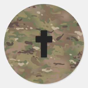 Chaplain (kristen) runt klistermärke