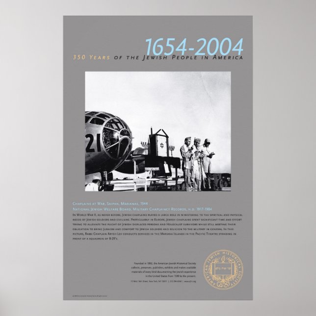 Chaplains vid Krig, Saipan, Marianas, 1944 Poster (Framsidan)