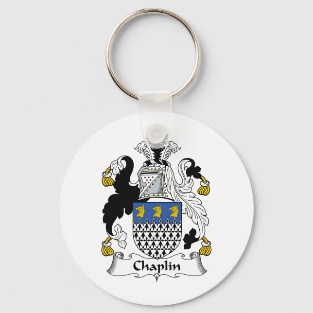 Chaplin Family Crest Nyckelring (Framsida)