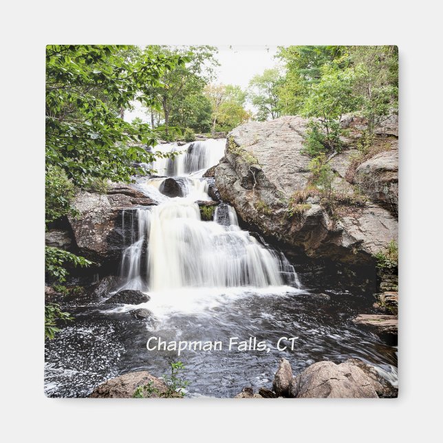 Chapman Falls, Öster Haddam, CT Magnet (Framsidan)
