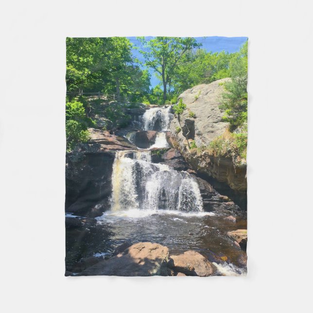 Chapman Falls Serenity Fleecefilt (Framsidan)