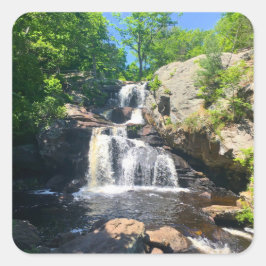 Chapman Falls Serenity Fyrkantigt Klistermärke