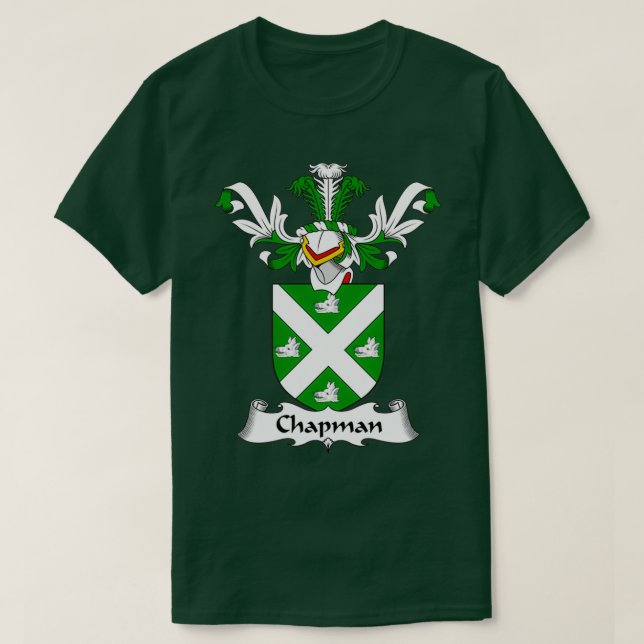 Chapman Jackar Arm Family Crest 1 T Shirt (Design framsida)