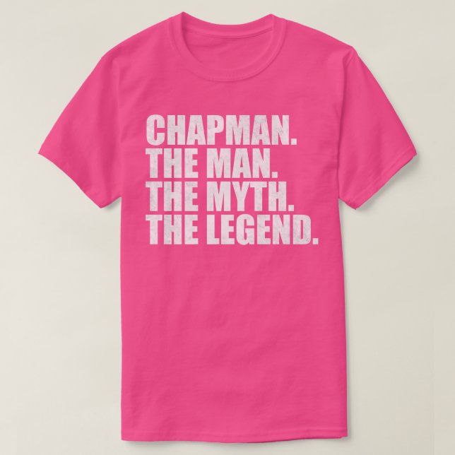 ChapmanChapman Family namn Chapman efternamn Chapm T Shirt (Design framsida)