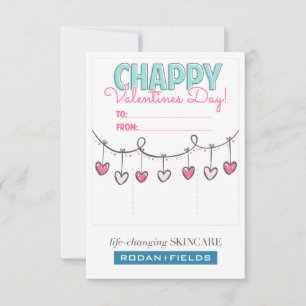 Chappytt Chapstick-kort för R + F
