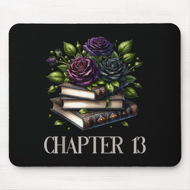 Chapter 13 13th Birthday Girls Book Lovers Gothic  Musmatta (Framsidan)