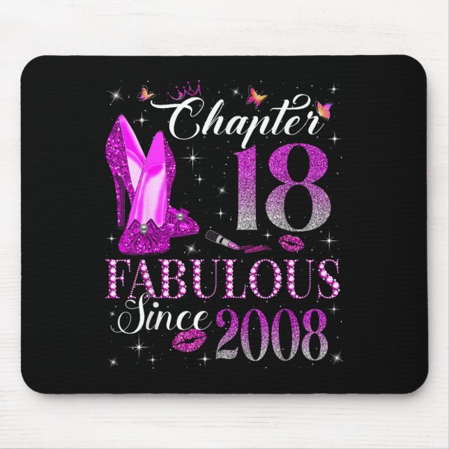 Chapter 18 Fabulous Since 2008 18th Birthday Gift  Musmatta (Framsidan)