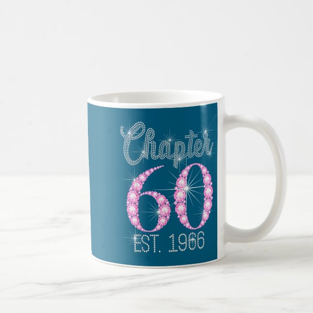 Chapter 60 Est 1966 Happy 60th Birthday Gift  Kaffemugg (Höger)