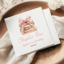 Chapter One Pink Bow Books 1st Birthday Party