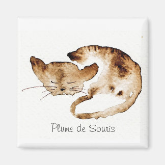 Chaquarelle sepia dormant magnet