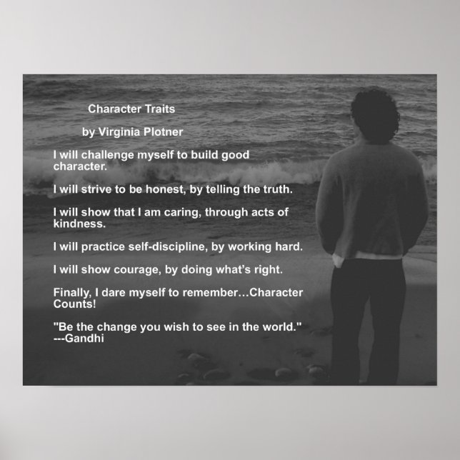 Character Traits av Virginia Plotner Poster (Framsidan)