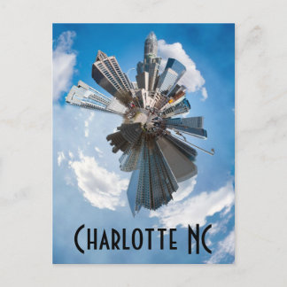 CharCharlotte Skyline Vykort