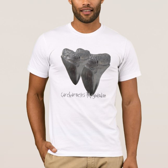 Charcharocles Megalodon tand Tee (Framsida)