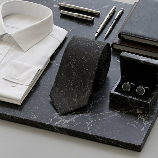 Charcoal & Silver Smoke Marmor Slips (Skapare uppladdad)