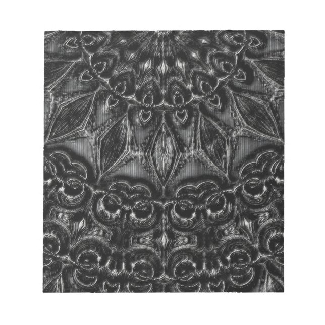 Charcol Mandala Anteckningsblock (Framsida)