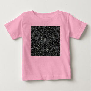 Charcol Mandala Baby T-Shirt