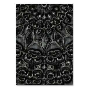 Charcol Mandala Bordsnummer