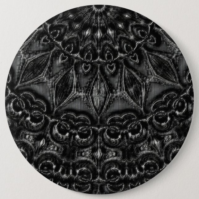 Charcol Mandala Button Knapp (Framsida)