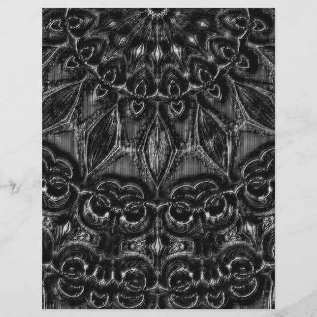Charcol Mandala Flyer (Framsidan)