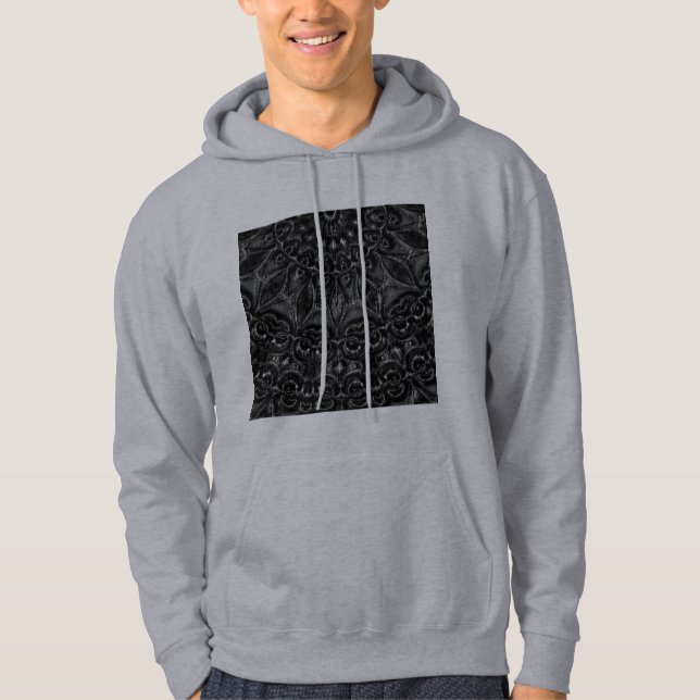 Charcol Mandala Hoodie (Framsida)