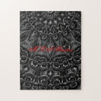 Charcol Mandala Jigszle Puzzle Pussel