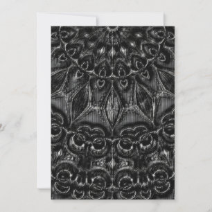 Charcol Mandala Julkort