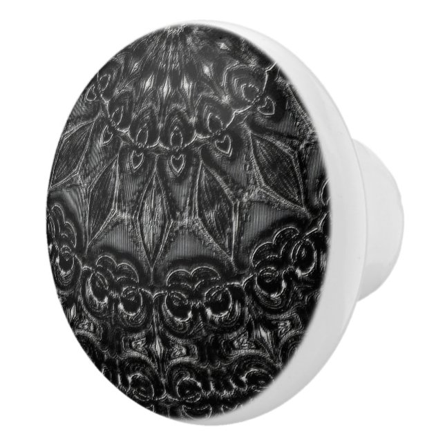 Charcol Mandala Knopp (Höger)