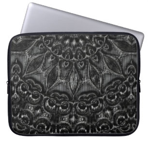 Charcol Mandala Laptop sleeve